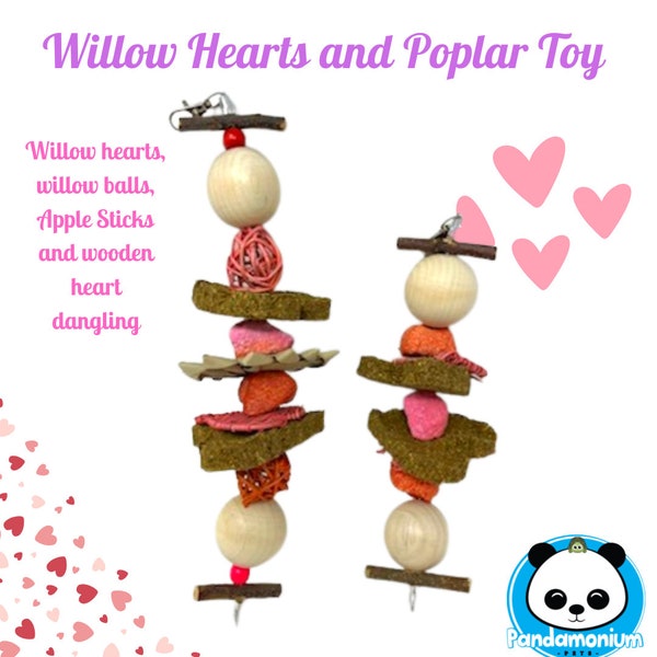 Two Hearts Cookie Nibble Toy