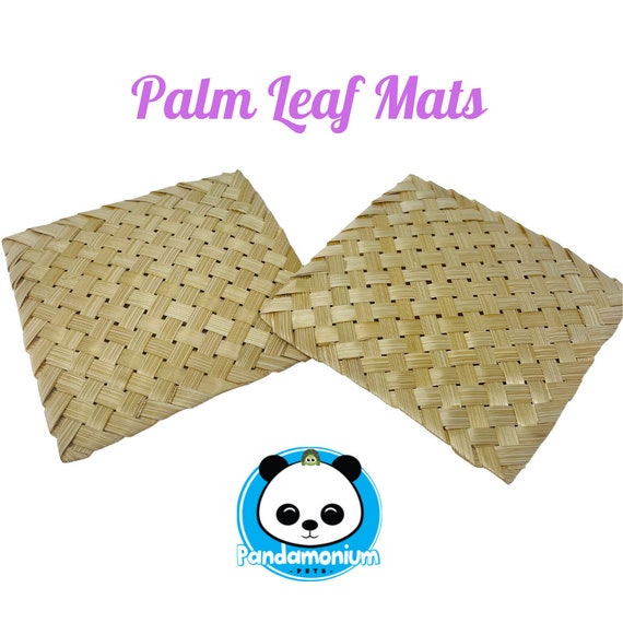 Palm Leaf Mats Etsy