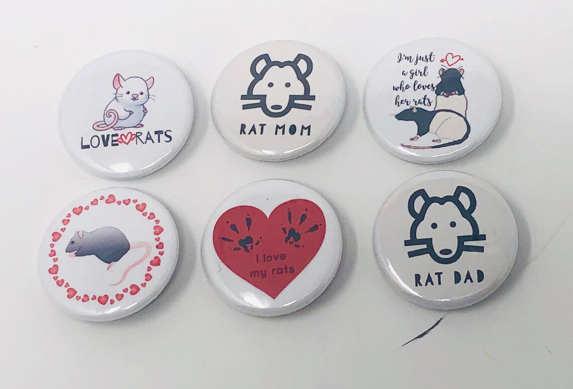 Rat Pins Etsy