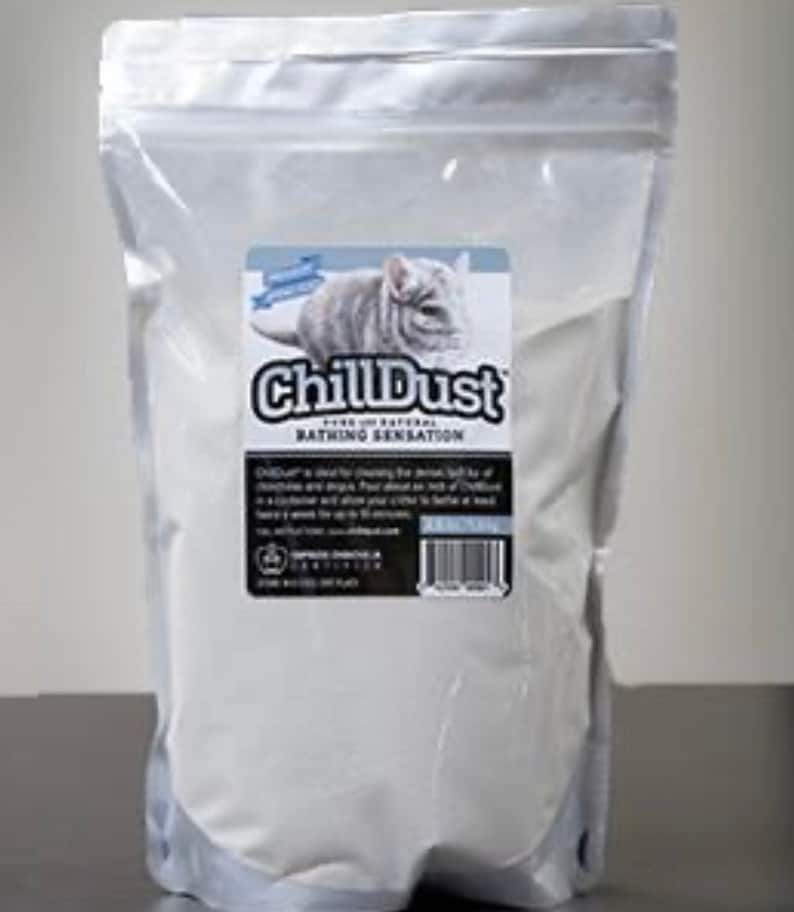 ChillDust- Pure & Natural Bathing Dust for Chinchillas and Degus