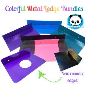 Colorful Metal Ledge Bundles-For Chinchillas, Degus, Rats
