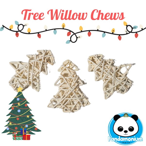 Willow Vine Trees- Chew toys for Chinchillas, rats, rabbits, degus, hamsters