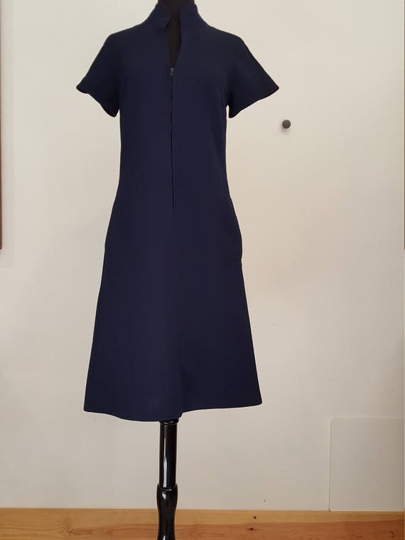 navy workwear dress