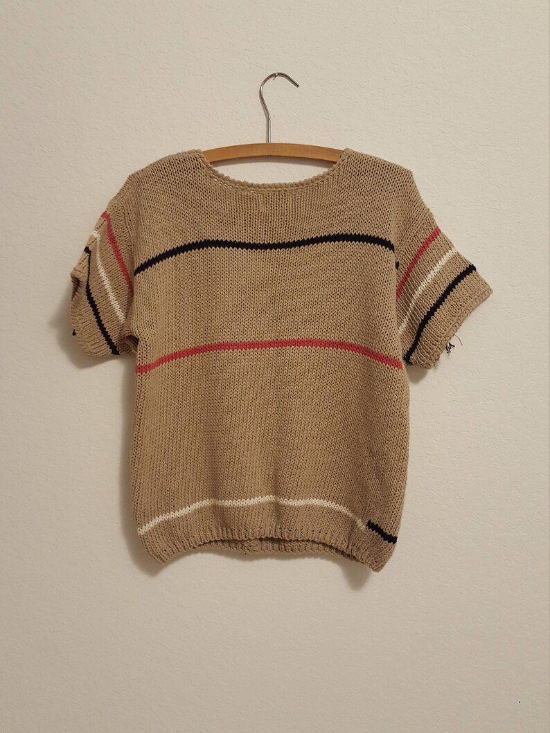 Fantastic Women/'s Vintage Hand Knitted for Ragatta Sport Sweater Blouse Size L