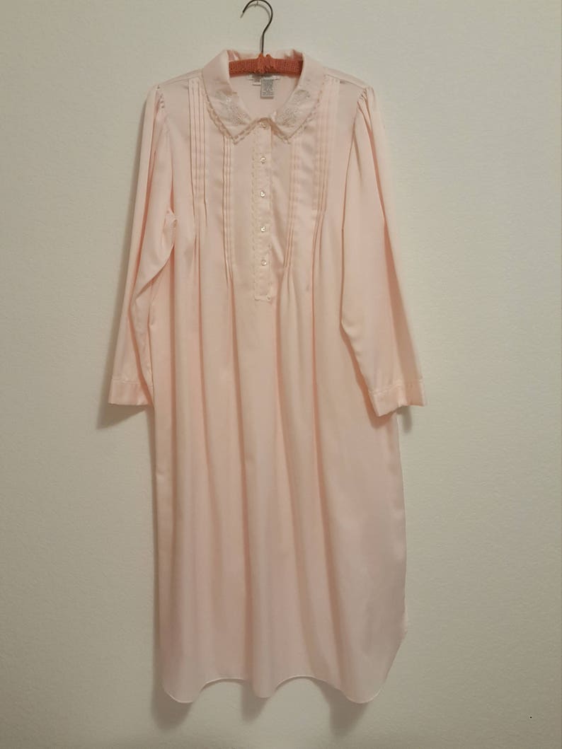 Women's Miss Elaine Classics Pink Winter Nightgown / Robe | Etsy