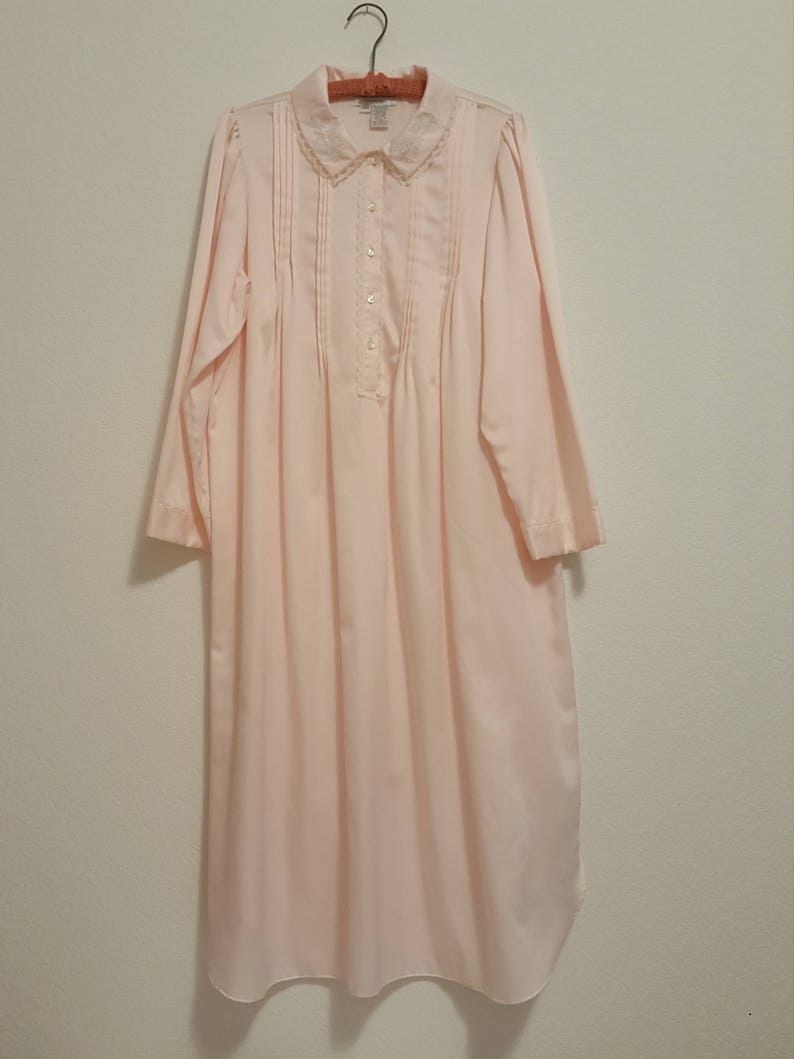 Women's Miss Elaine Classics Pink Winter Nightgown / Robe Etsy