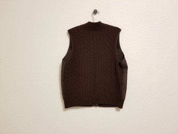 Vintage Coldwater Creek Oversize Fit Brown Quilted Chunky Knit Sweater Vest, Outerwear, Sport, Outdoors, Barn Vest, Pioneer Woman, Preppy Vintage Coldwater Creek Oversize Fit Brown Quilted Chunky Knit Sweater Vest, Outerwear, Sport, Outdoors, Barn Vest, Pioneer Woman, Preppy