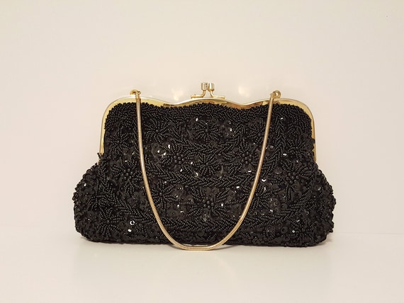 vintage hand beaded evening bags