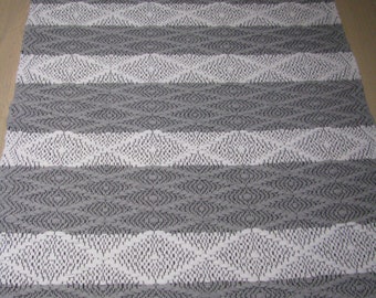 Tapis Blanc Noir Et Gris Tapis De Coureur De Cuisine Tapis