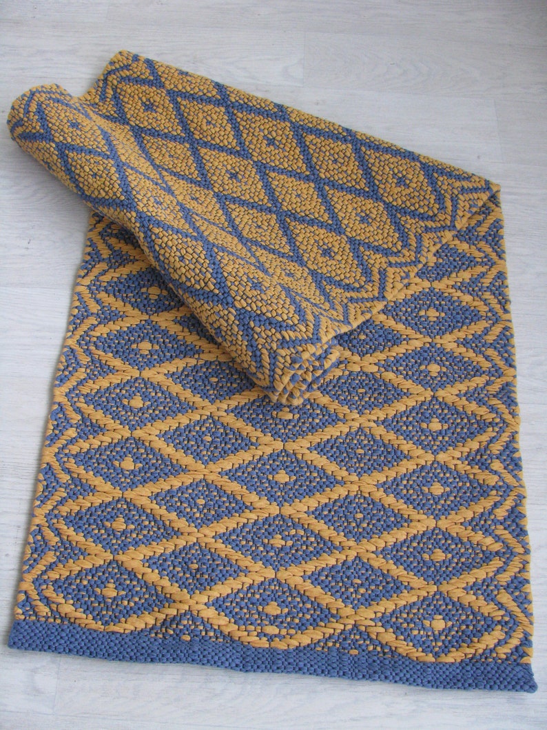 Hallway Kitchen Floor Cotton Rug. Runner Rug. Nursery Runner Etsy