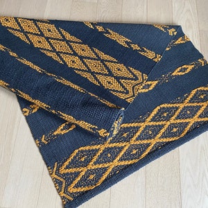 Dark Grey Kitchen Runner Scandinavian  rug. Cotton nursery rug carpet. Washable soft rug, bedroom bedside floor,  Livingroom rug.