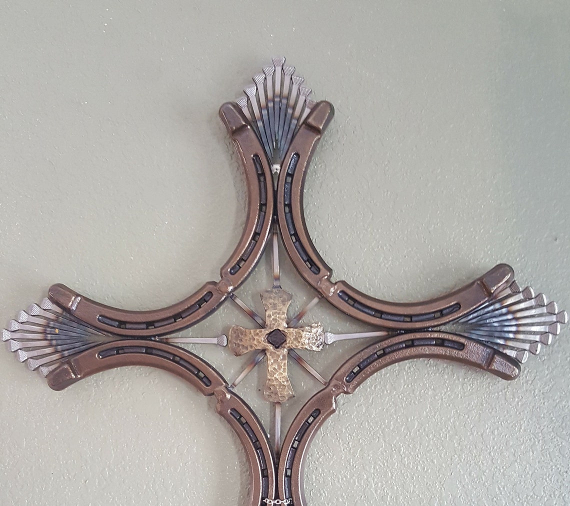 Horseshoe Cross Etsy