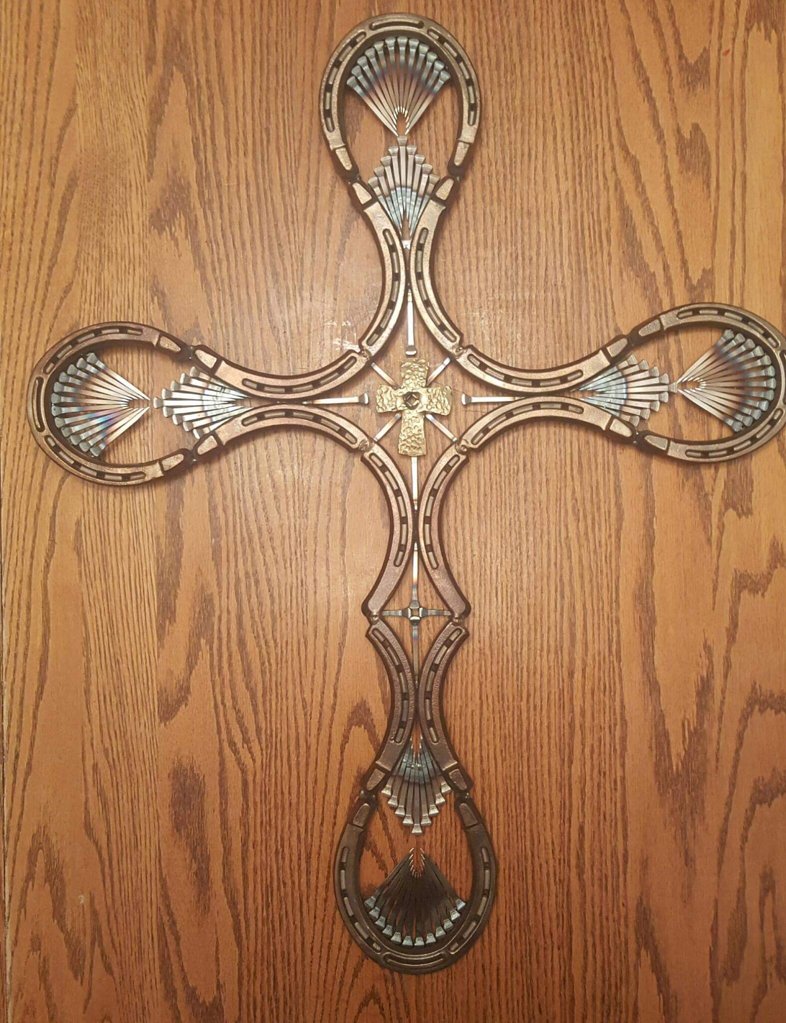 Horseshoe Cross Etsy