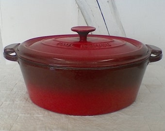 Cast iron casserole, Paul Bocuse, vintage.