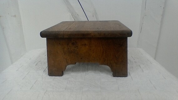Small Oak Bench Vintage Etsy