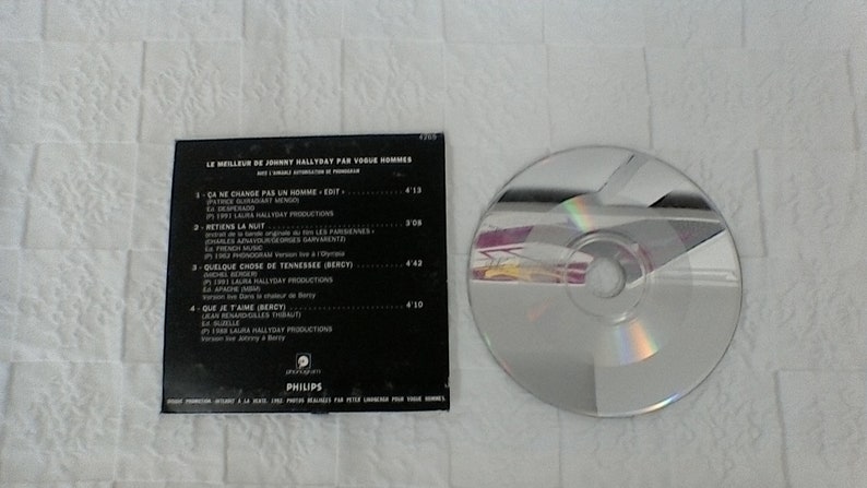 Johnny Hallyday's exclusive CD disc, COLLECTOR. image 2