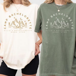 Custom Camp Bachelorette Shirt - Personalized Bachelorette Party Shirts
