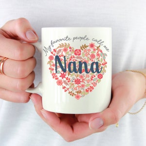 Mothers Day Gift for Grandma - Gift for Nana - Birthday Gift for Nana - Pregnancy Announcement - Coffee Mug - Birthday Gift - Personalized