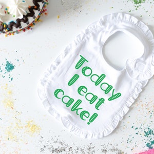 First Birthday Bib - Girls First Birthday Bib - First Birthday Outfit - First Birthday Cake Smash- Cake Smash Photo Prop