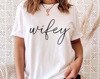 SUPER SALE - Wifey Shirt - Bachelorette Party Shirt - The Perfect Gift for the Bride