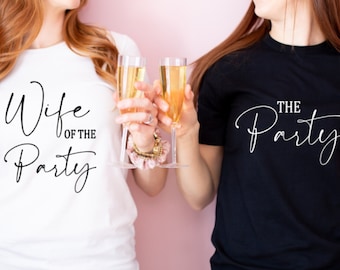 Vrouw van de Partij Bachelorette Party Shirts - Aangepaste formulering beschikbaar