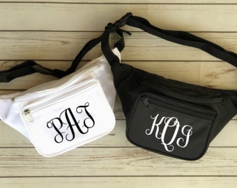 monogram fanny pack