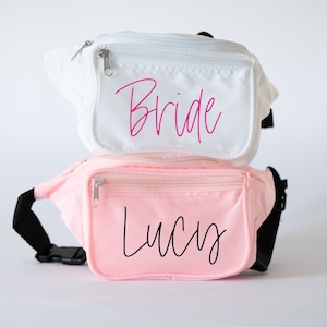 Wunschname Bachelorette Fanny Packs - Kommt in vielen Farbvarianten