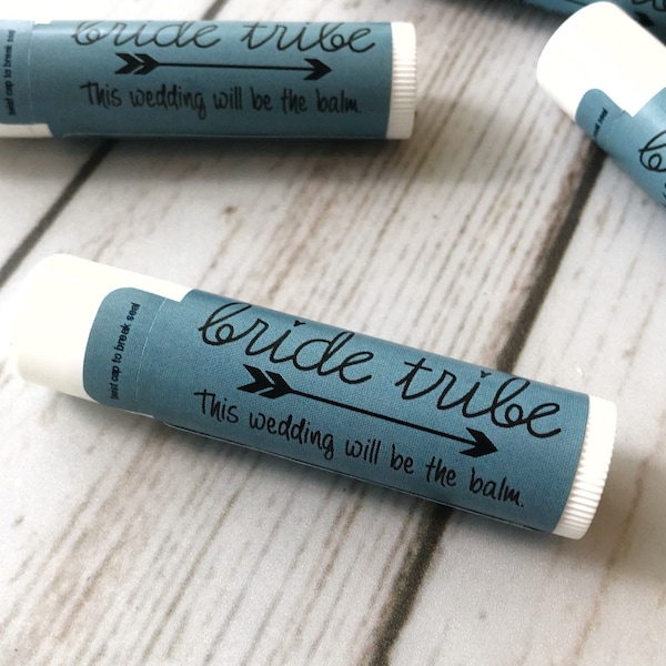 Bachelorette Party Favors - Bachelorette Lip Balm - Bride Tribe - Fun Wedding Favors -  Bridesmaid Gift - Bachelorette Party Lip Gloss