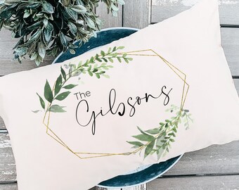Regalo para el Día de la Madre - Almohada con Nombre Personalizada - Regalo de Boda - Almohada Personalizada - Almohada con Apellido - Regalo de Compromiso