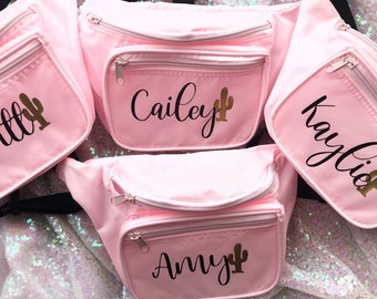 Personalized Cactus Bachelorette Fanny Pack – Custom Party Favor