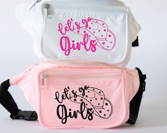 Lets Go Girls Nashville Bachelorette Fanny Packs - Custom Wording Available