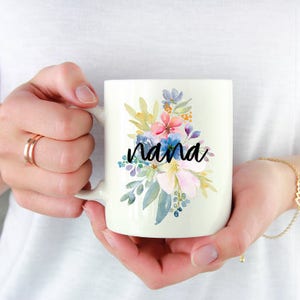 Mothers Day Gift for Grandma - Gift for Nana - Birthday Gift for Nana - Pregnancy Announcement - Coffee Mug - Birthday Gift - Personalized