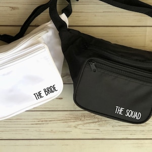 The Squad Fanny Pack Bachelorette - Bachelorette Fanny Packs - Fanny Pack - Bride Squad Fanny Packs - Bachelorette Party - Bachelorette