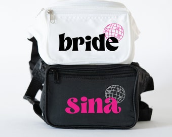 Disco Ball Bachelorette Party Fanny Packs - Retro Cowgirl Bachelorette Party Favors