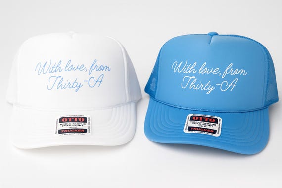 With Love From Custom City Trucker Hats - Bachelorette Trucker Hats - Bachelorette Favors - Club Bach - Custom Bachelorette Trucker Hats