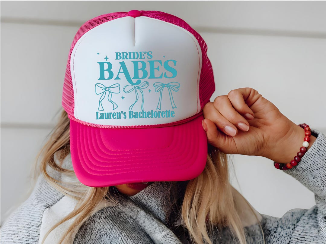 Brides Babes Coquette Trucker Hats – Custom Bachelorette Party