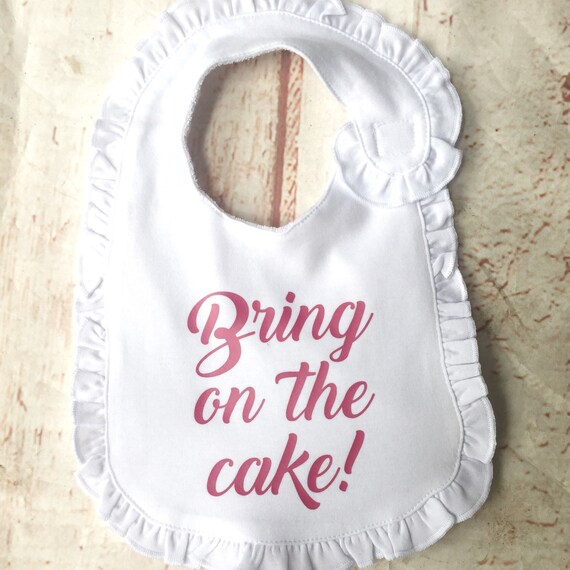 1st birthday bib girl