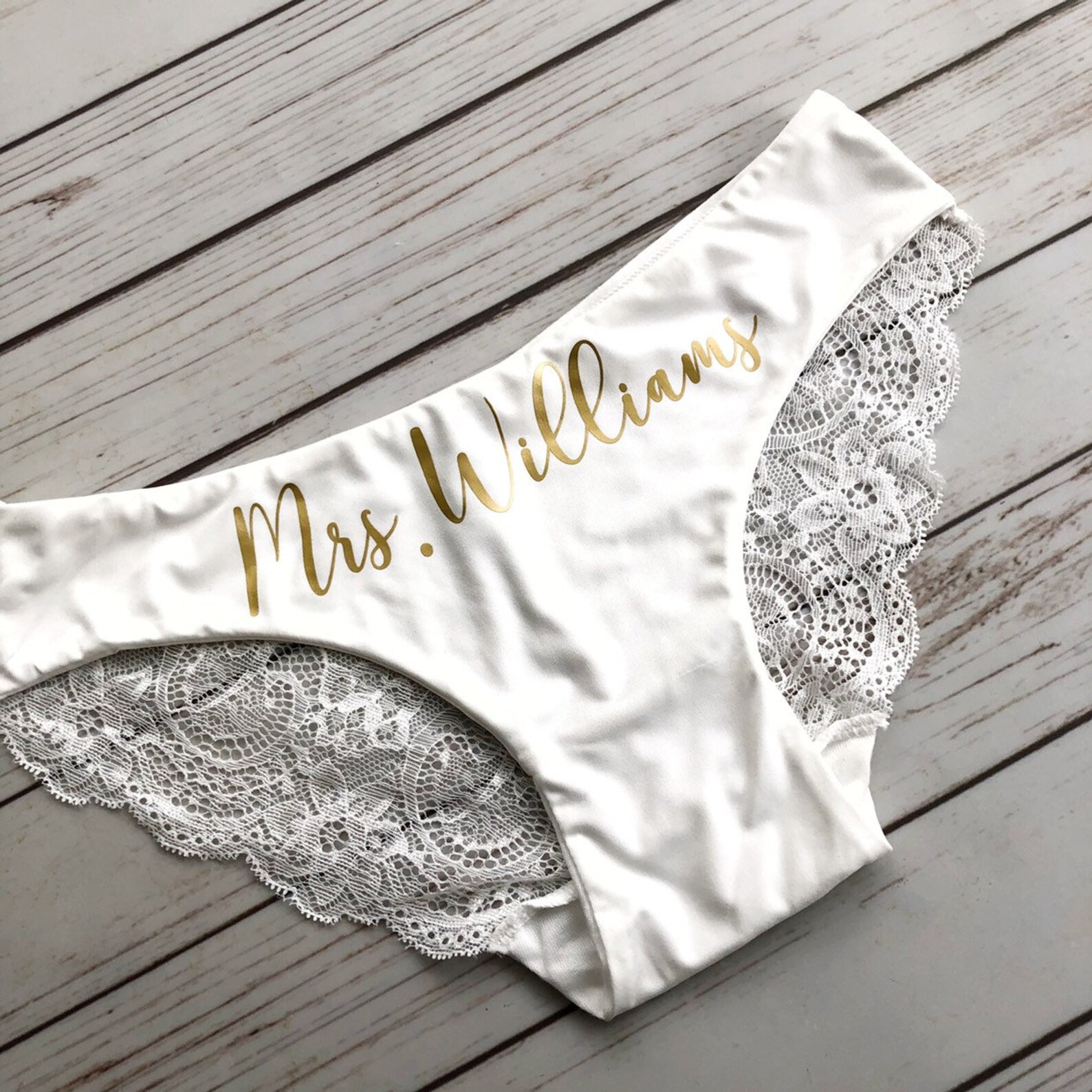 Personalized Bride Panties Custom Bride Panties Bridal Etsy