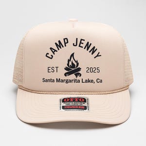Custom Camp Bachelorette Trucker Hats – Personalized Bachelorette Party Hats - Camping Bachelorette