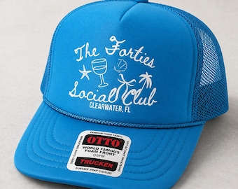 Custom Beach Trip Hats - Custom Birthday Trip Hats - Family Reunion Beach Hats