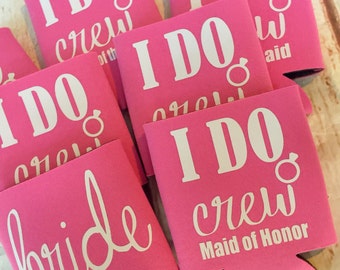 Bachelorette Party Favors - Bachelorette Can Coolers - Gifts for Bridesmaids - Personalized Bridesmaid Gift  - Bachelorette Party