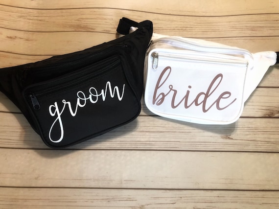 Fanny Pack Bride and Groom Newlywed Fanny Packs Honeymoon Fanny Pack Bride  and Groom Gift Wedding Shower Gift - Etsy