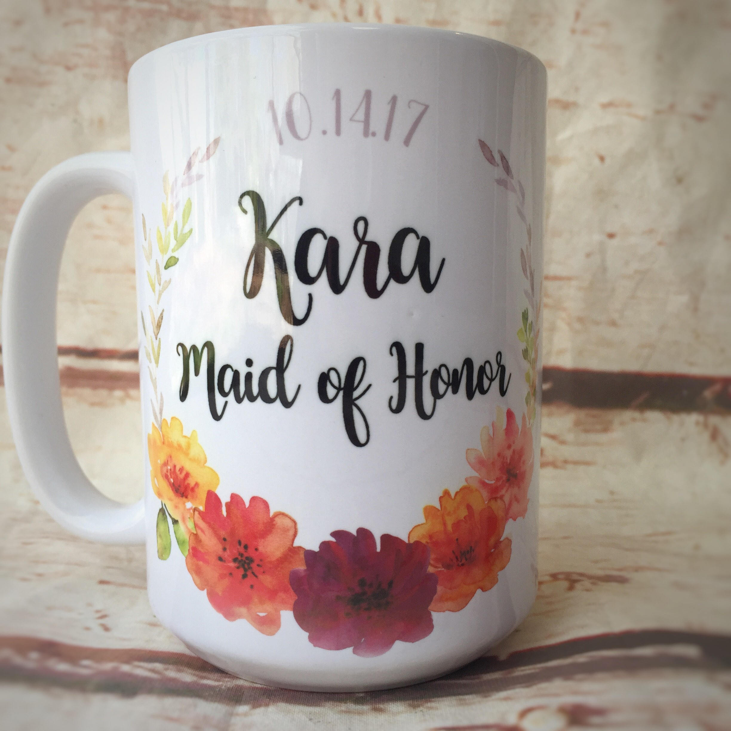 Bridesmaid Coffee Mug Bridesmaid Gift Bridesmaid Proposal Etsy