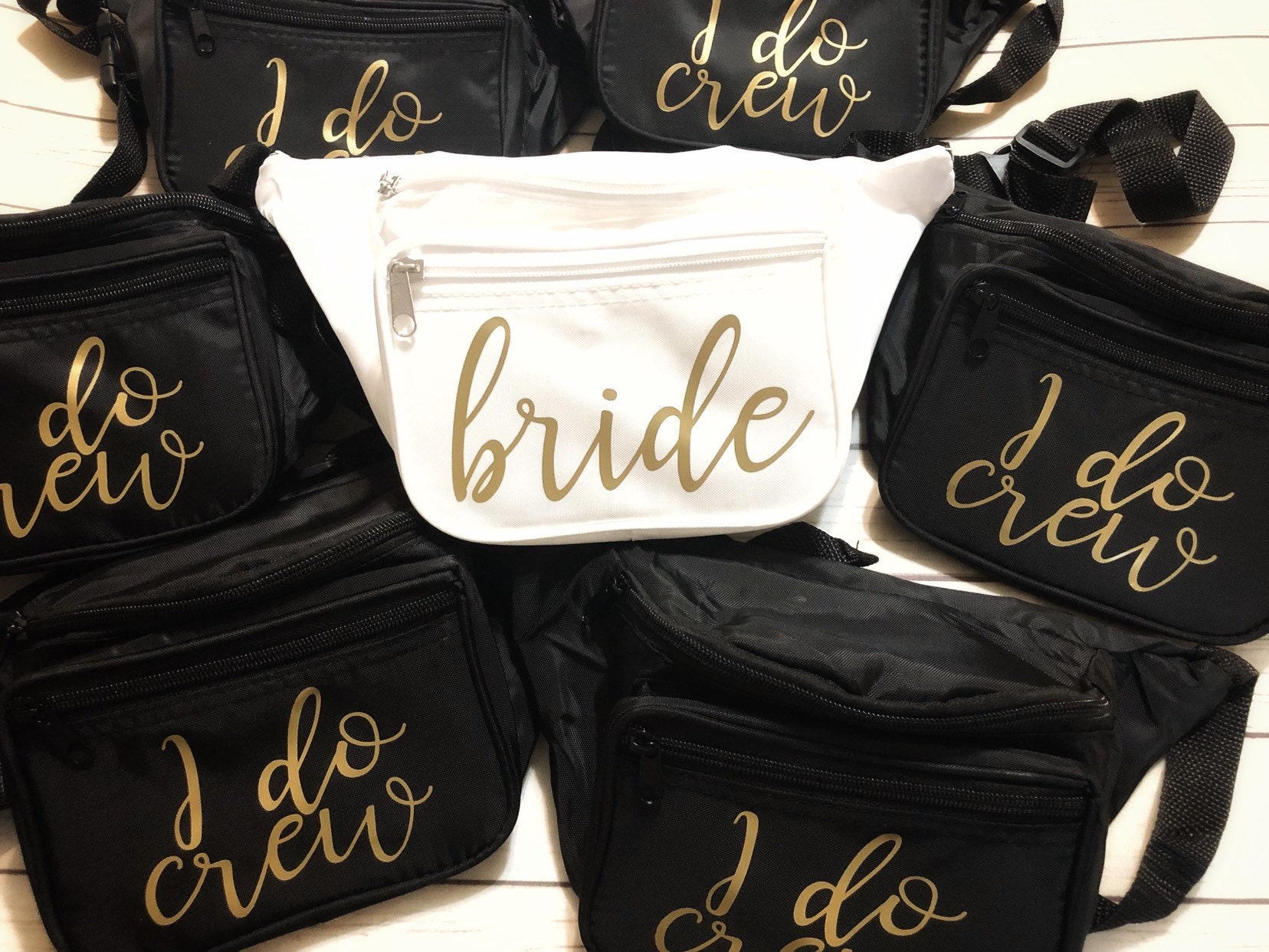 bride squad fanny packs