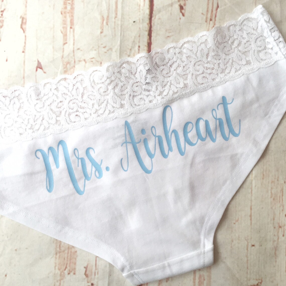 Personalized Bride Panties Custom Bride Panties Bridal Etsy