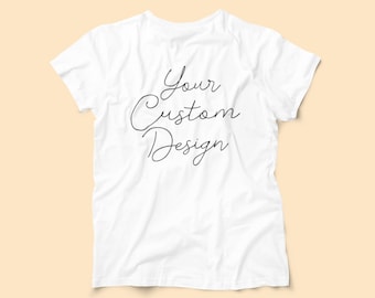 Shirt met aangepast logo - shirt met aangepaste tekst - custom design shirts op maat - gepersonaliseerde shirts