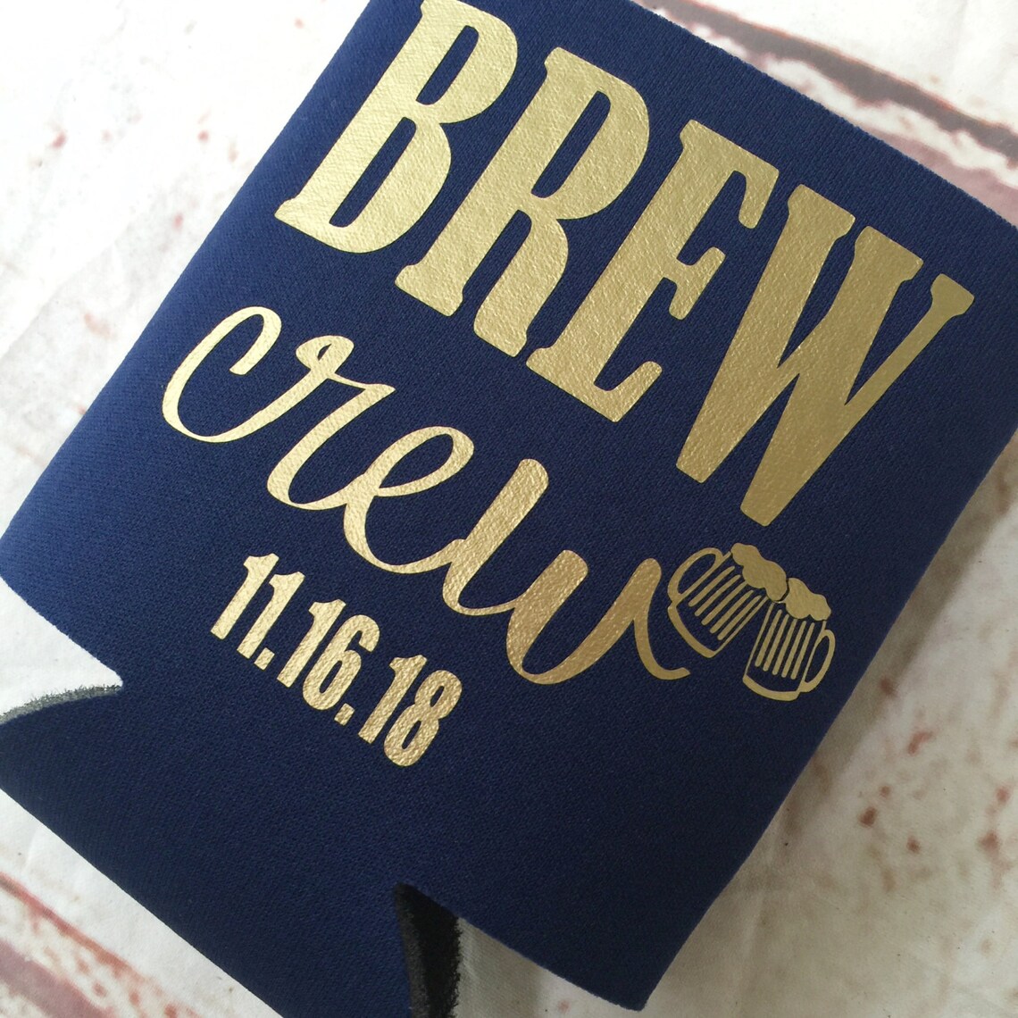 Bachelor Party Favors Bachelor Can Coolers Brew Crew Etsy