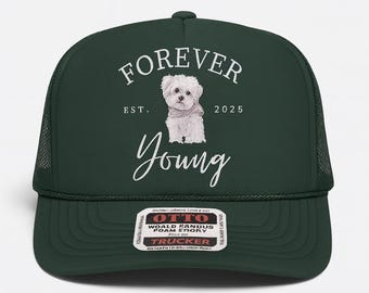 Aangepaste hond bruiloft gunst trucker petten - cabine vrijgezellenfeest trucker petten - verjaardag trucker petten - aangepaste vrijgezellen trucker petten