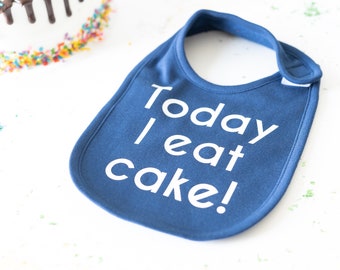 First Birthday Bib for Boys - Perfect for Cake Smashes