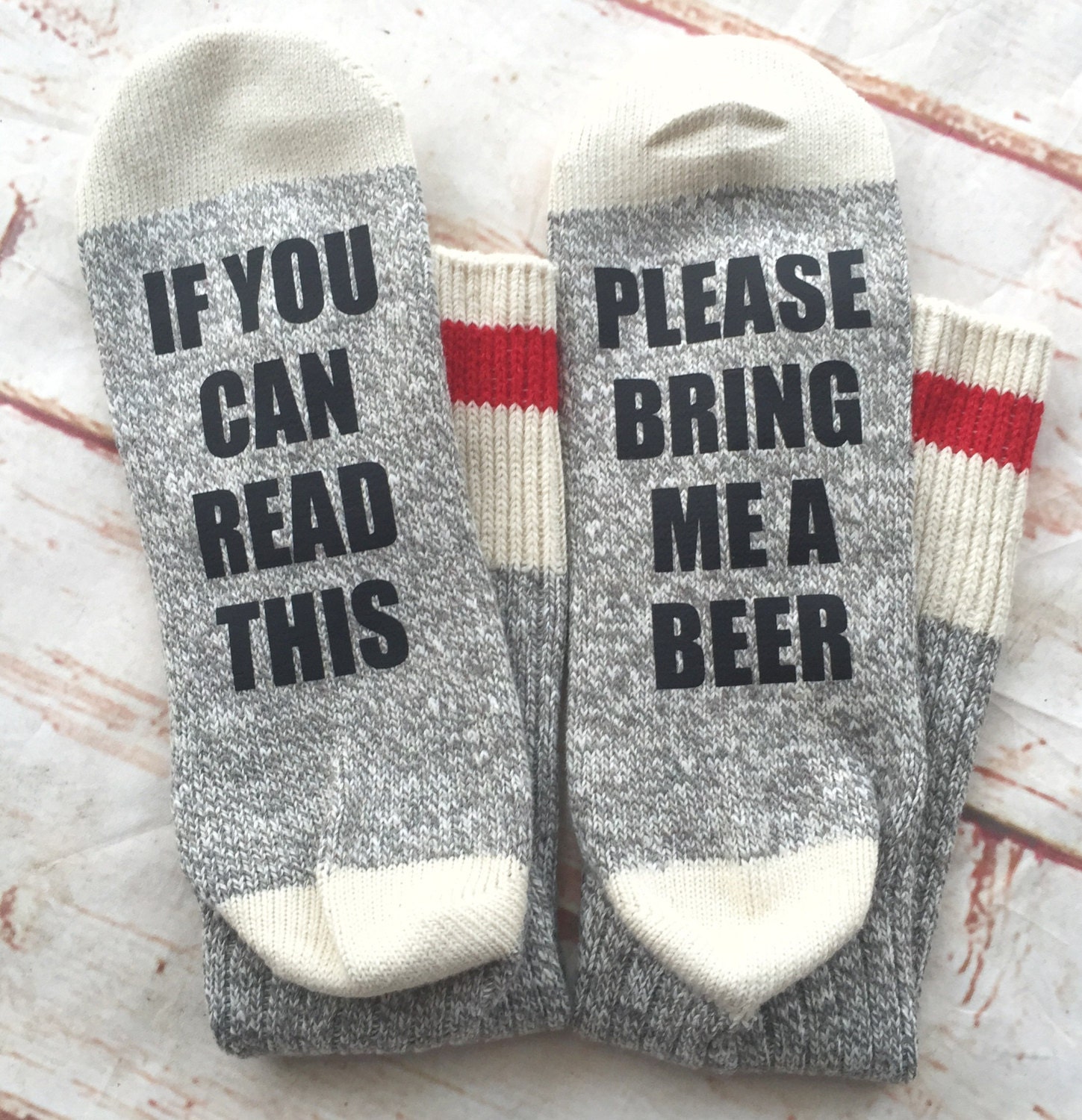 Wine Socks Mothers Day Gift Birthday Gift If You Can - Etsy